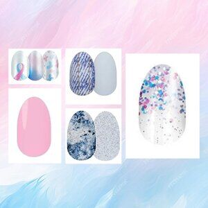 Pink & Blue Bundle: (x5 Sets) Mixed Mani Variety Nail Polish Strips